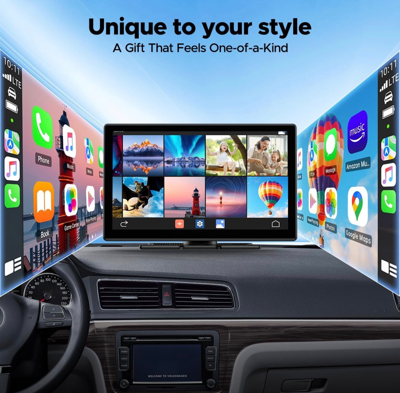 9 inch Wireless CarPlay Screen with NetFlix & YouTube