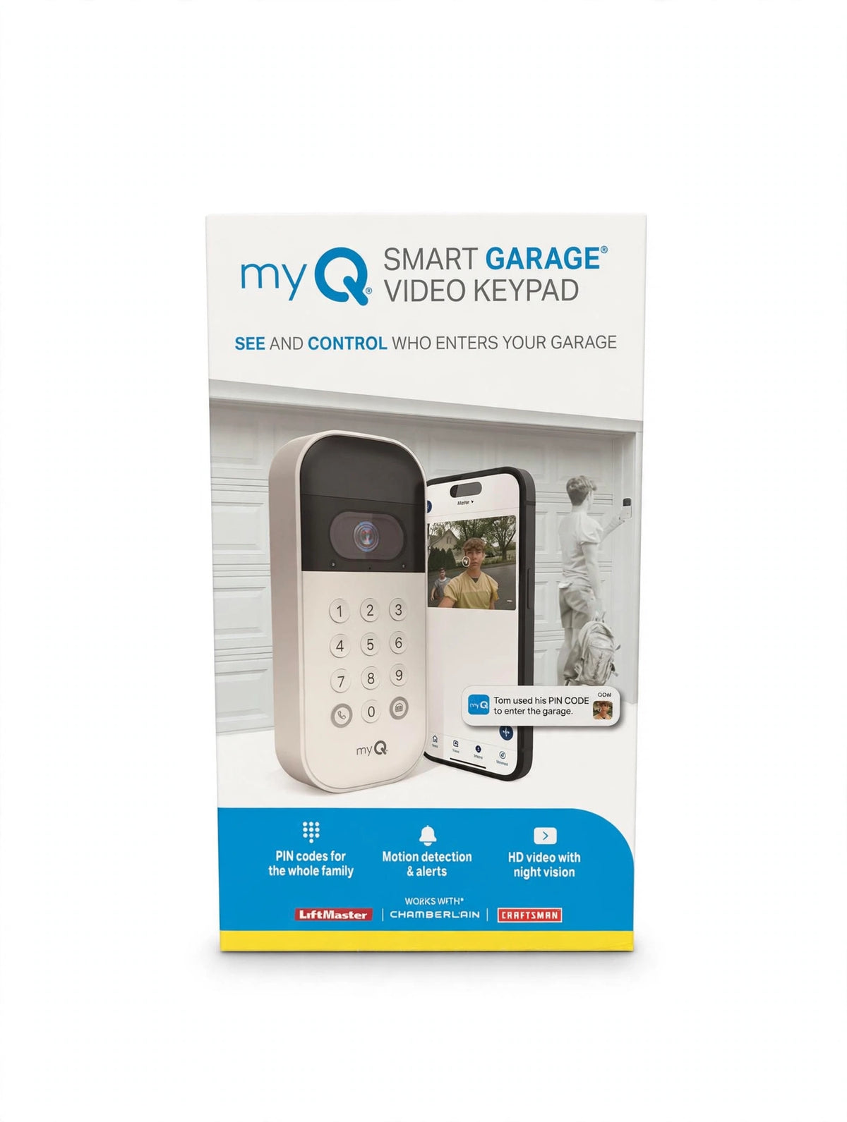myQ Smart Garage Video Keypad